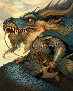 Dragon Muse �N���X�X�e�b�` �h���イ �`���[�g HAED �}�� �y Oathkeeper of the Blue Wyrm �z Heaven And Earth Designs ��� �㋉�� �h���S�� �� ��