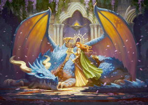 Yasu Art Studio �N���X�X�e�b�` �}�� �h���イ �`���[�g �y Princess and Dragon YS �z Heaven And Earth Designs �㋉�� �h���S�� �� �� �P �v�����Z�X
