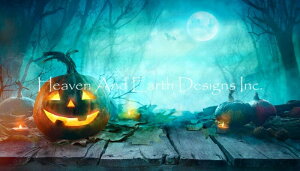 The Solo Collection �N���X�X�e�b�` �h���イ �`���[�g Heaven And Earth Designs �}�� HAED �y Halloween Scary Pumpkins �z �n���E�B�� �n���E�B�[�� �W���b�N�I�����^�� �W���b�N�I�[�����^��