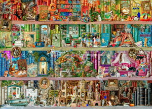 Aimee Stewart �N���X�X�e�b�` �}�� �h���イ �`���[�g �y Supersized The Library of Cats Max Colors �z Heaven And Earth Designs �㋉�� �˂� �l�R �L