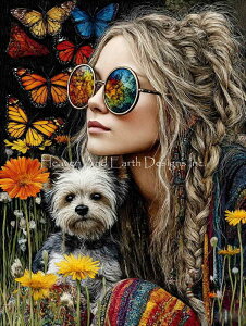 Katrina Bair �N���X�X�e�b�` �h���イ �`���[�g HAED �}�� �y The World Through Her Eyes �z Heaven And Earth Designs �o�^�t���C �� ���� �� �C�k �h�b�O