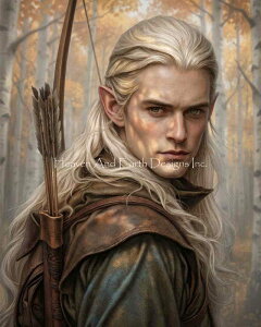 Dragon Muse �N���X�X�e�b�` �h���イ �`���[�g HAED �}�� �y Mini Aspen Archer �z Heaven And Earth Designs �ˎ� �|��