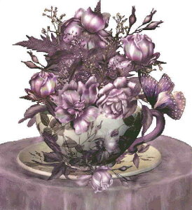 CAVALARIS CAROL �N���X�X�e�b�`�h���イ�`���[�g HAED �}�� �y Tea And Roses NO BK / �w�i���� �z Heaven And Earth Designs �K�N �o�� �΂� �S�V�b�N �e�B�[�J�b�v �e�B�[�^�C�� �g��
