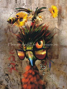 Richard Lorenz �N���X�X�e�b�`�h���イ�`���[�g HAED �}�� �y The Mini Myrtle / The Mini Myrtle Max Colors �z Heaven And Earth Designs �㋉�� �C�O �Ƃ� �� �g�� �o�[�h