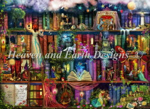 Aimee Stewart �N���X�X�e�b�` �}�� �h���イ �`���[�g �y Supersized Treasure Hunt Bookshelf Color Expansion 2 �z Heaven And Earth Designs �㋉�� �S�ʎh�� �C�O �{�I �u�b�N�V�F���t �{ ����