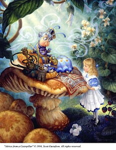 �N���X�X�e�b�`�h���イ�}�� Heaven And Earth Designs (HAED) Scott Gustafson �L���^�s���[�̃A�h�o�C�X Mini Advice From A Caterpillar �S�ʎh�� �㋉��