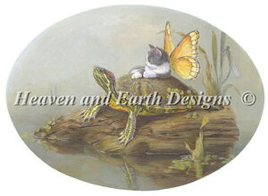 Heaven And Earth Designs �N���X�X�e�b�`�h�J�}�� HAED �㋉�� Laura Von Stetina �C���邢�ߌ� Lazy Afternoon LVS