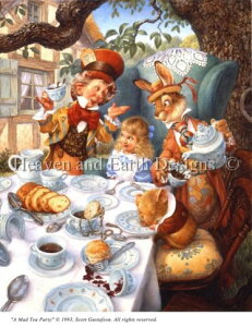 Heaven And Earth Designs HAED NXXeb`hJ } A Scott Gustafson }bhEeB[p[eB[ Mini A Mad Tea Party Sʎh ㋉