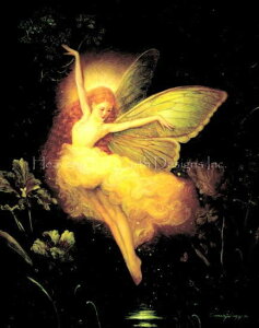 Heaven And Earth Designs (HAED) �N���X�X�e�b�`�h�J �}�� �A�� Tinker Bell �e�B���J�[�x�� �S�ʎh�� �㋉��