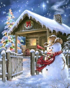 Dona Gelsinger NXXeb`hイ`[g HAED } yMini Christmas Cottagez Heaven And Earth Designs A ㋉ NX}X Christmas Xmas NX}XCu  Ⴞ Xm[}   }t[
