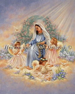 �N���X�X�e�b�`�h�J �}�� Heaven And Earth Designs (HAED) �M�̑��蕨 Gift of Faith �S�ʎh�� �㋉��