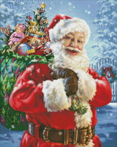 �����イ�N���X�X�e�b�`�}�� HAED �T���^�̖��@�̃o�b�O Heaven And Earth Designs �A�� Dona Gelsinger �㋉�� Mini Santas Magic Bag �S�ʎh��