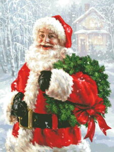 NXXeb`hJ } A Heaven And Earth Designs (HAED) NX}X T^̉ԗ Santas Wreath Sʎh ㋉