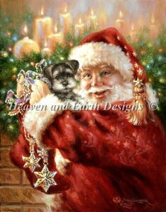 NXXeb`hJ } A Heaven And Earth Designs (HAED) NX}XƃViEU[ Schnauser For Christmas Sʎh ㋉