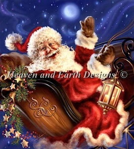 �N���X�X�e�b�`�h�J �}�� Heaven And Earth Designs (HAED) �N���X�}�X Sleigh Ride �S�ʎh�� �㋉��