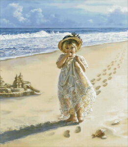 �����イ�N���X�X�e�b�`�}�� HAED ���� Heaven And Earth Designs Sandra Kuck �㋉�� Mini Footprints �S�ʎh��