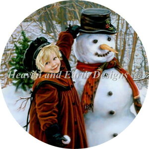 Heaven And Earth Designs (HAED) NXXeb`hJ } A ThENbN ƐႾ Ornament Girl Snowman ㋉