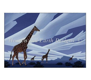 HAED } NXXeb`hJ A Heaven And Earth Designs ߌ̃L Afternoon Giraffes Sʎh ㋉