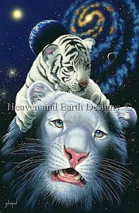 �V���E�V���[�� �N���X�X�e�b�`�h�J �}�� HAED �A�� �z���C�g�^�C�K�[�E�}�W�b�N White Tiger Magic �S�ʎh�� �㋉��