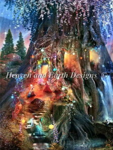 HAED �N���X�X�e�b�`�h�J �}�� Heaven And Earth Designs Aimee Stewart ����̉� Foxglove Ball �S�ʎh�� �㋉��