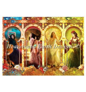 イNXXeb`} HAED MƊ]Ɗтƈ Heaven And Earth Designs A Aimee Stewart ㋉ Mini Joy Faith Hope Love Sʎh