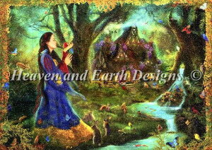 �����イ�N���X�X�e�b�`�}�� HAED ����P Heaven And Earth Designs Aimee Stewart �㋉�� Supersized Snow White AS �S�ʎh�� �n�C���x��