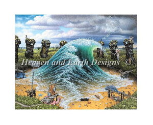 Heaven And Earth Designs �N���X�X�e�b�`�h�J �}�� HAED Jacek Yerka �g Private Wave �S�ʎh�� �㋉��