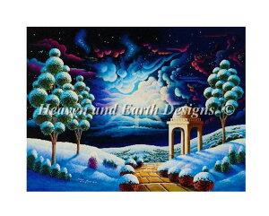 �N���X�X�e�b�`�h�J �}�� HAED Heaven And Earth Designs �A�� Andy Russell �C���~�l�[�V���� Illumination �S�ʎh�� �㋉��