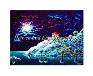 �N���X�X�e�b�`�h�J �}�� HAED Heaven And Earth Designs Andy Russell �T�C�����g�E�i�C�g Silent Night AR �S�ʎh�� �㋉��