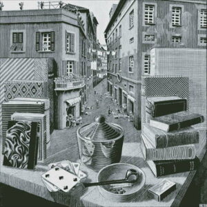 Maurits Cornelis Escheri}EbcERlXEGbV[j  yÕƒʂ - Supersized Still Life And Street - z p G |pi  ܂G HAED NXXeb`hイ } Heaven And Eart