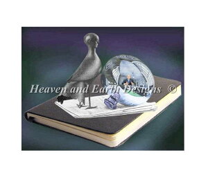 Maurits Cornelis Escher(マウリッツ・コルネリス・エッシャー) 名画 【球面鏡のある静物-Still Life With Spherical Mirror-】 美術 絵画 芸術作品 錯視 だまし絵 HAED クロスステッチ刺しゅう 図案 Heaven And