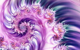Elizabeth Welker クロスステッチ刺しゅうチャート HAED 図案 【Mini Pink Swirl】 Heaven And Earth Designs 輸入 海外 渦巻き 渦