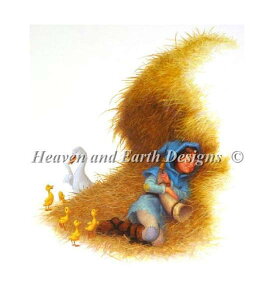 �N���X�X�e�b�`�h�J �}�� Heaven And Earth Designs HAED �X�R�b�g�E�O�X�^�t�\�� �������̎R�̉� Under a Haystack �㋉��