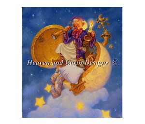 �N���X�X�e�b�`�h�J �}�� Heaven And Earth Designs HAED �X�R�b�g�E�O�X�^�t�\�� The Man in The Moon �S�ʎh�� �㋉��