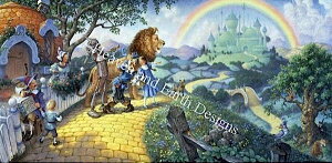 �����イ�N���X�X�e�b�`�}�� HAED �I�Y�̖��@�g�� Heaven And Earth Designs Scott Gustafson �㋉�� Mini The Wizard Of Oz �S�ʎh��