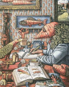 �N���X�X�e�b�`�h�J �}�� Heaven And Earth Designs Jonathan Wolstenholme �L�����b�g�}�� The Carrot Man �S�ʎh�� HAED �㋉��