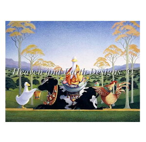 �N���X�X�e�b�`�h�J �}�� HAED Heaven And Earth Designs �㋉�� Gordon Fitchett �R�Y�~�b�N Cosmic �S�ʎh��