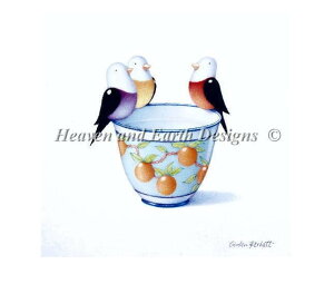 �N���X�X�e�b�`�h�J �}�� HAED Heaven And Earth Designs �㋉�� Gordon Fitchett �t���[�c�J�b�v Fruit Cup