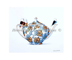 �N���X�X�e�b�`�h�J �}�� HAED �A�� Heaven And Earth Designs �㋉�� Gordon Fitchett �����̎O�C Three for Tea