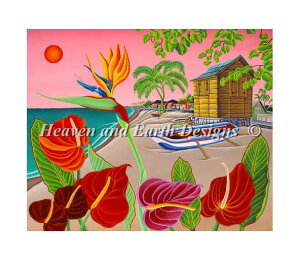 �N���X�X�e�b�`�h�J �}�� HAED Heaven And Earth Designs �㋉�� Raul Del Rio �A���X���E�� Antheriums �S�ʎh��