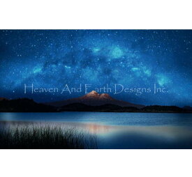 クロスステッチ刺繍 図案 HAED Heaven And Earth Designs 輸入 上級者 Cindy Christensen シャスタ・ブルー Shasta Blue 全面刺し 風景