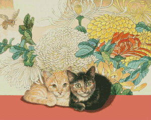 Lesley Anne Ivory NXXeb`hイ`[g HAED } y Mini Lindas Cats Liley and Tig z Heaven And Earth Designs ˂ lR L