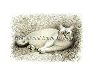 NXXeb`hJ } Heaven And Earth Designs HAED A ㋉ Lesley Ivory zŉ^CŋxޔL Mumu Resting On Sun Warmed Mosaic