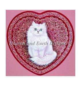 NXXeb`hJ } Heaven And Earth Designs HAED A ㋉ Lesley Ivory n[g[XƔL Solitaire and the Lace Hearts Sʎh