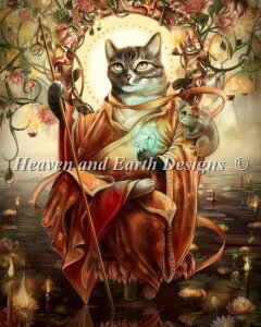 �N���X�X�e�b�`�h�J �}�� Heaven And Earth Designs HAED �A�� �㋉�� Christina Hess �n���L Jizo Bodhissatva �S�ʎh��