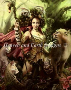�N���X�X�e�b�`�h�J �}�� Heaven And Earth Designs HAED �A�� �㋉�� Christina Hess �W�����O�� Jamie Of The Jungle �S�ʎh��