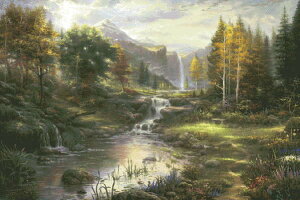 Thomas Kinkade �N���X�X�e�b�`�h���イ�`���[�g HAED �}�� �ySupersized Reflections of Family Max Colors�z Heaven And Earth Designs ��� �㋉�җl����