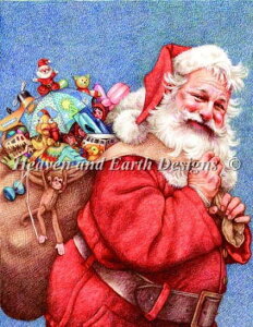 Heaven And Earth Designs �N���X�X�e�b�`�h�J�`���[�g �}�� �yMini Santa YG�z GILBERT YVONNE