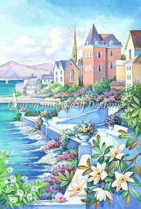 �N���X�X�e�b�`�h�J�}�� HAED �A�� Heaven And Earth Designs �㋉�� Alexandra Gavrilova �g�X�J�[�i�̉� Tuscan Home �S�ʎh��