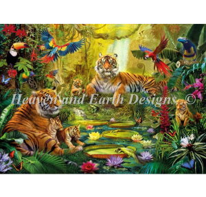 Heaven And Earth Designs NXXeb`hJ} HAED A ㋉ Jan Patrik Krasny WOƌՂ̉Ƒ Mini Tiger Family In The Jungle Sʎh